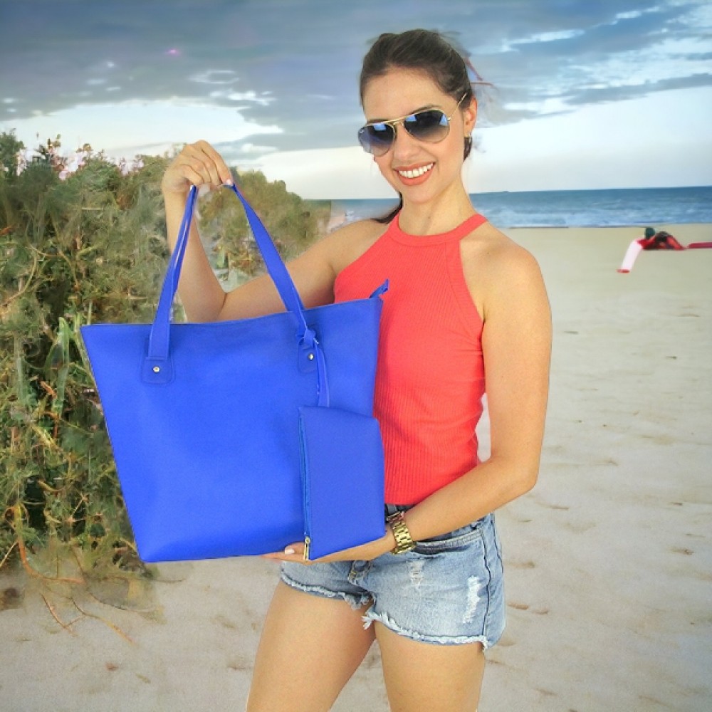 Bolsa Feminina Linha Praia Silicone 49980 Ro | tuum.com.br