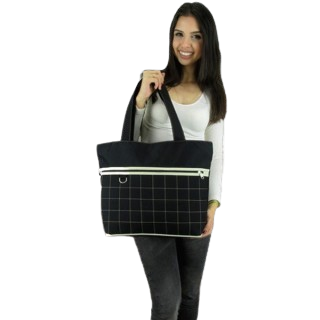 Bolsa Feminina Linha Silver 29980 Preta Bra | tuum.com.br